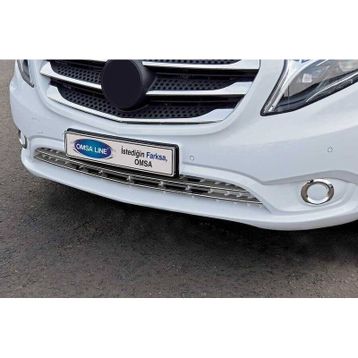 Omsa Mercedes Vito W447 2014 ve Sonrası Tırtıklı Krom Ön Tampon Çıtası