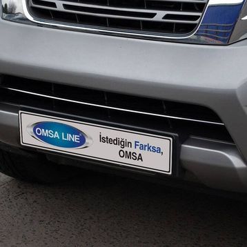 Omsa Nissan Navara 2016 ve Sonrası Krom Ön Tampon Çıtası