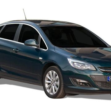 Omsa Opel Astra J Sedan 12 Parça 2012 ve Sonrası Krom Cam Çerçevesi