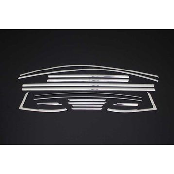 Omsa Opel Astra K 16 Parça 2015 ve Sonrası Krom Cam Çerçevesi