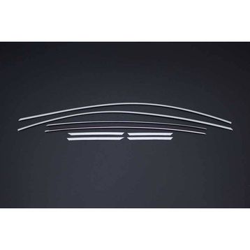 Omsa Opel Astra K 8 Parça 2015 ve Sonrası Krom Üst Cam Çerçevesi