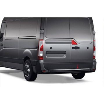 Omsa Opel Movano 3 2010 ve Sonrası Taşlı P.Çelik Krom Arka Tampon Eşiği