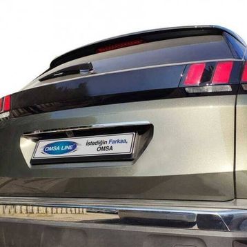 Omsa Peugeot 3008 Krom Plaka Üstü 2016 ve Sonrası Bagaj Çıtası