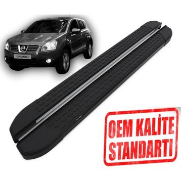 Omsa Qashqai 2007 2014 Araca Özel Nevada Siyah Yan Basamak