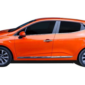 Omsa Renault Clio 5 2019 ve Sonrası Sensörsüz 2 Kapı 4 Parça Krom Kapı Kolu