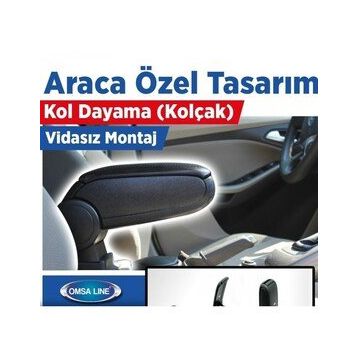 Omsa Renault Megane 2 Siyah 2004-2010 Kol Dayama