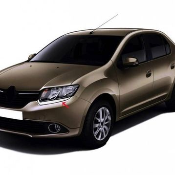 Omsa Renault Symbol 3 2013-2017 2 Parça Krom Far Kaşı
