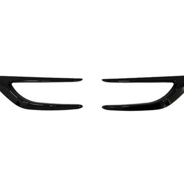 Omsa Universal Sport 2 Parça Piano Black ABS Çamurluk Hava Deliği