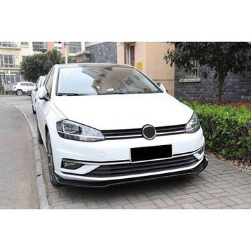 Omsa Vw Golf 7 2017-2019 Lip Plus V2 3 Parça Piano Siyah Abs Ön Tampon