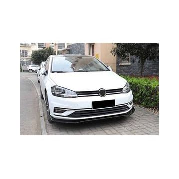 Omsa Vw Golf 7 2017-2019 Lip Plus V2 3 Parça Piano Siyah Abs Ön Tampon