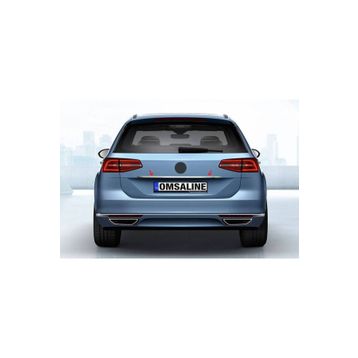 Omsa VW Passat B8 Variant Krom Plaka Üstü 2015 ve sonrası Bagaj Çıtası