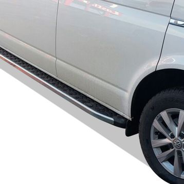 Omsa VW T5 Transporter Blackline Krom Kısa Şase 2003-2014 Arası Yan Basamak