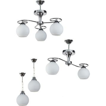 Ömür Avize Avizeseti Modern Füme Komple Set Avize Tekli Ikili Üçlü Avize