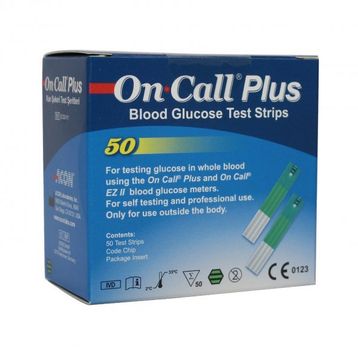 On Call Plus 50'li Kan Şeker Ölçüm Test Stribi