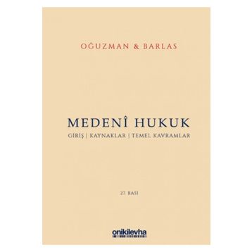 On İki Levha Yayıncılık - Medeni Hukuk