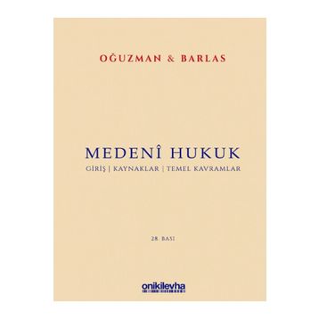 On İki Levha Yayıncılık - Medeni Hukuk