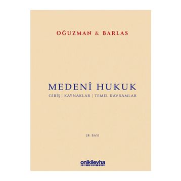 On İki Levha Yayıncılık - Medeni Hukuk