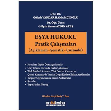 On İki Levha Yayınları - Eşya Hukuku