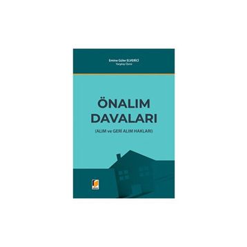 ÖNALIM (ŞUF'A) DAVALARI - MÜSLİM TUNABOYLU