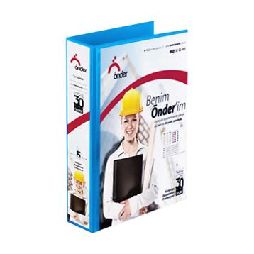 Önder 2015-1 4 Halkalı Mavi 5 cm Firma Klasörü