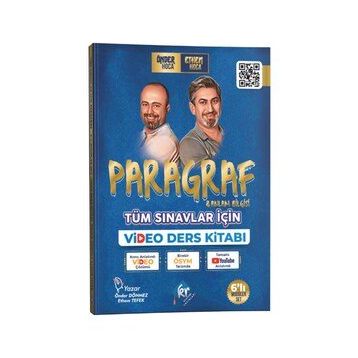 Önder Hoca ve Ethem Hoca Tüm Sınavlar Için Paragraf Ve Anlam Bilgisi Video Ders Kitabı - KR Akademi Yayınları