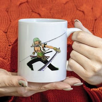 One Piece Roronoa Zoro Baskılı Kupa Bardak