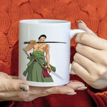 One Piece Roronoa Zoro Baskılı Kupa Bardak