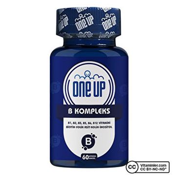 One Up Vitamin B Kompleks 60 Kapsül