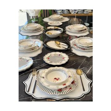 Onedekor JV12770 Roseline 24 Parça Yemek Takımı