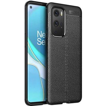 OnePlus 9 Siyah Kılıf Silikon Karbon Serisi Mat Fiber Negro Kapak