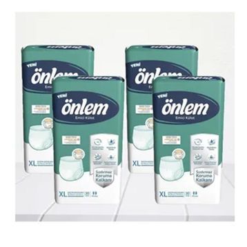 Önlem 4x30 Adet XL Emici Külot Yetişkin Hasta Bezi