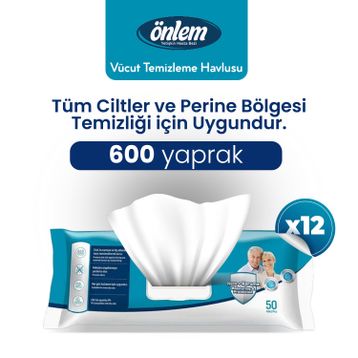 Önlem 600 Adet Vücut Temizleme Havlusu