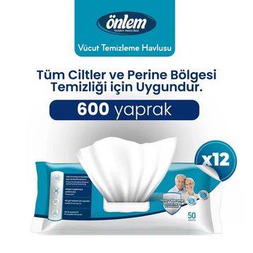 Önlem 600 Adet Vücut Temizleme Havlusu