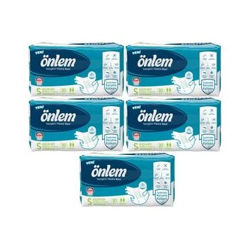 Önlem Bel Bantlı Tekstil Yüzey Small Küçük 150 Adet Hasta Bezi