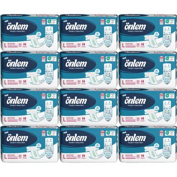Önlem Belbantlı L 12x30 360 Adet Tekstil Yüzey Yetişkin Hasta Bezi