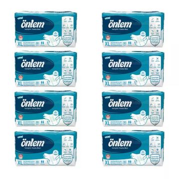Önlem Belbantlı Tekstil Yüzey XL 8x30 Adet Hasta Bezi