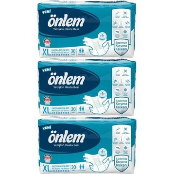 Önlem BelBantlı Tekstil Yüzey XL 90 Adet Hasta Bezi