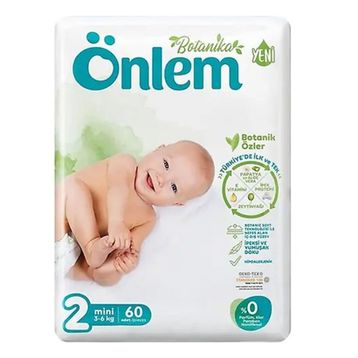 Önlem Botanika No:2 Mini 60 Adet Bebek Bezi