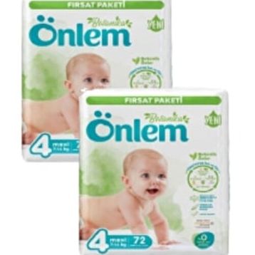 Önlem Botanika No:4 Maxi 144 Adet Bebek Bezi