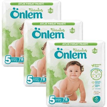 Önlem Botanika No:5 Junior 234 Adet Bebek Bezi