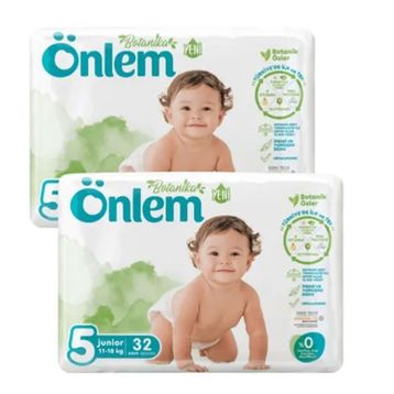 Önlem Botanika No:5 Junior 64 Adet Bebek Bezi