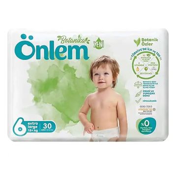 Önlem Botanika No:6 XLarge 30 Adet Bebek Bezi
