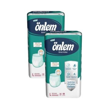 Önlem Emici Külot Eko L 2x30 Adet Hasta Bezi