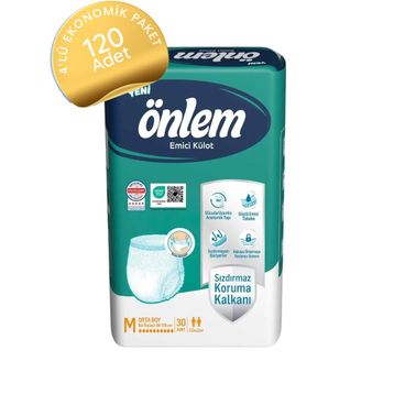 Önlem Emici Külot M 4x30 Adet Hasta Bezi