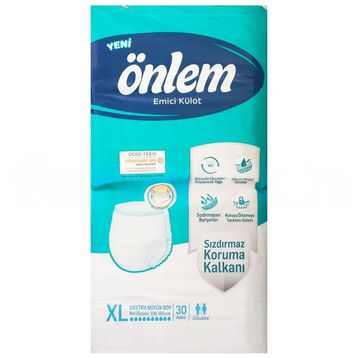 Önlem Emici Külot XL 30 Adet Yetişkin Hasta Bezi