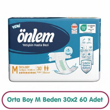 Önlem Emici Külotlu Medium 60 Adet Hasta Bezi