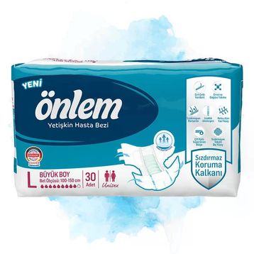 Önlem L Beden 30x2 60 Adet Yetişkin Hasta Bezi
