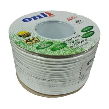 Onli RG6U6 96 Tel 100 mt Beyaz Anten Kablosu