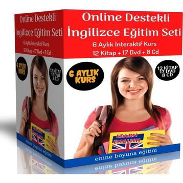 Online Destekli İngilizce Eğitim Seti Enine Boyuna Eğitim