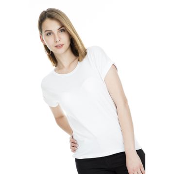 Only 15106662 Beyaz Bisiklet Yaka Onlmoster Kadın T-shirt